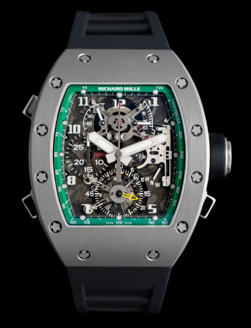 Review Richard Mille RM 008 All Grey tourbillon split-second chronograph mens watch replica